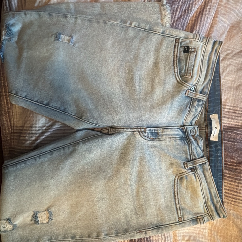 KanCan Light Blue Ankle & Cropped Jeans